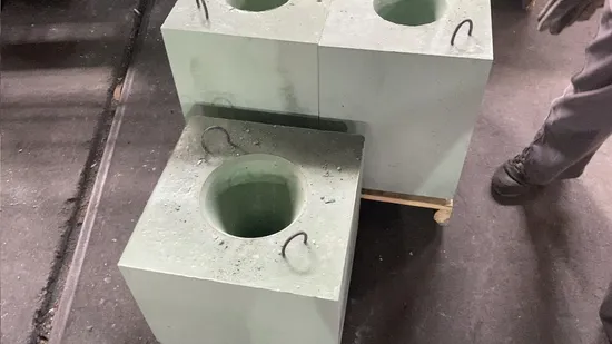 中間取鍋耐火物タンディッシュウェルブロック